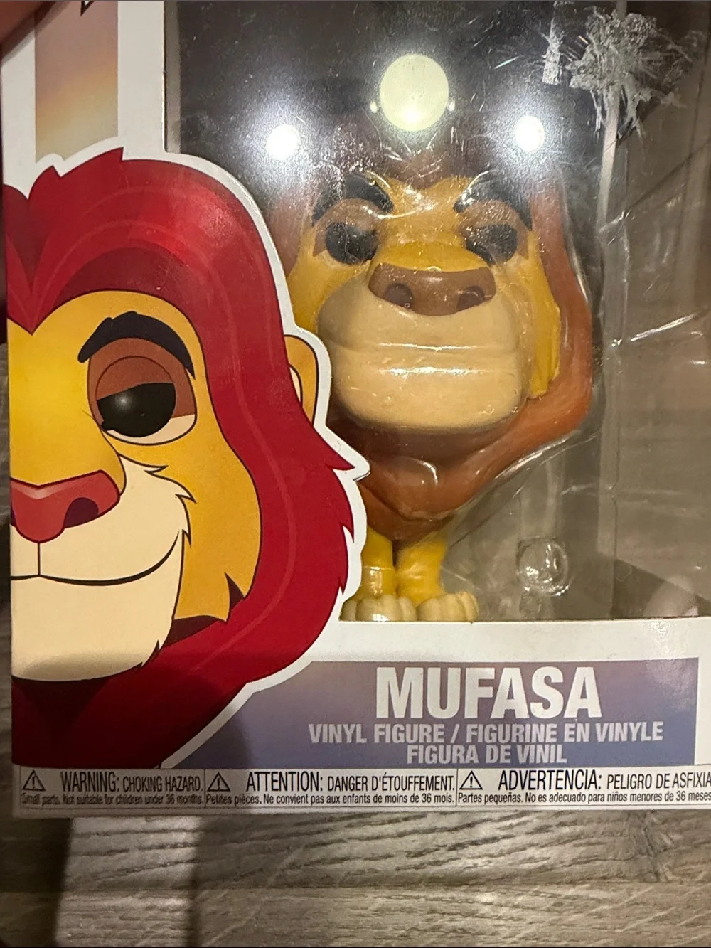 Disney Mufasa POP! Vinyl Figure - Brown, Gold, Yellow
